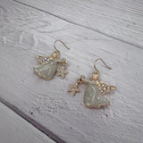 Heavenly Harmony Angel Earrings