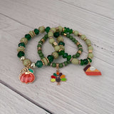 Gather & Gobble Bracelet Set - Sage