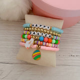 Happy Easter Bracelet Set