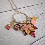 Give Thanks Jumble Charm Necklace
