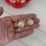 Claus Couple Christmas Earrings