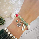 Merry Jade Christmas Bracelet