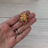 Colorful Fall Leaf Earrings