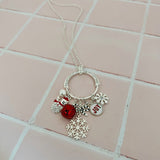 Joy Jumble Christmas Charm Necklace