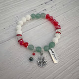 Merry Jade Christmas Bracelet