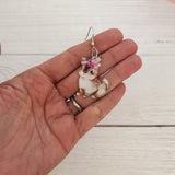 Rhinestone Clover Statement Earrings