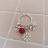 Joy Jumble Christmas Charm Necklace